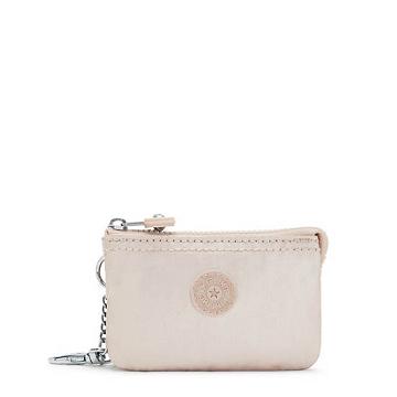 Kipling Creativity Mini Pouch Metallic Keychain Táska Fehér | HU 2104MQ